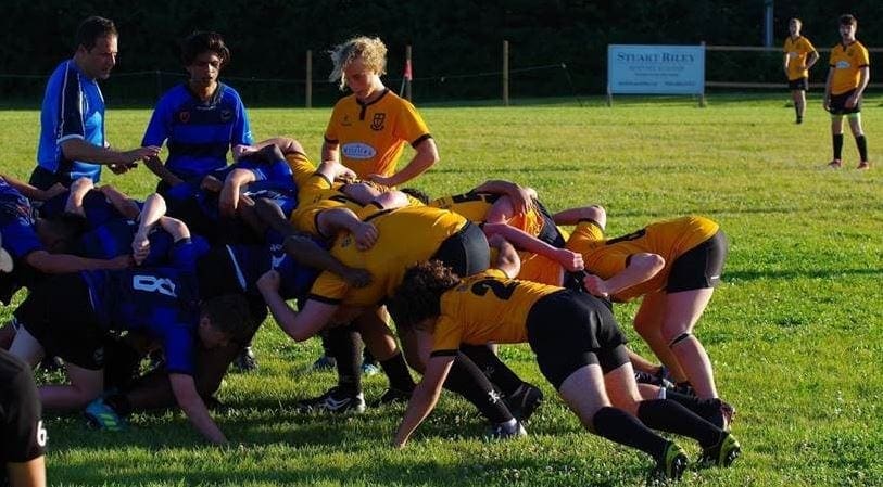 Crusaders U17 take on MerchantTaylors' School Team  Crusaders Rugby Club